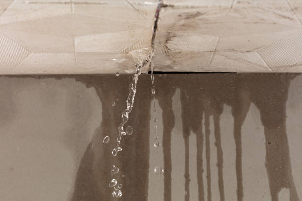Professional Burst Pipe Cleanup technician working in Garland, NC